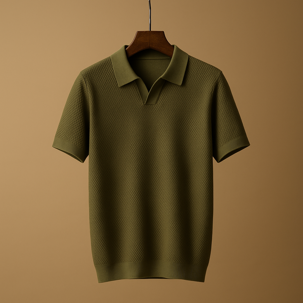 Daan | Klassiek poloshirt met moderne pasvorm voor heren