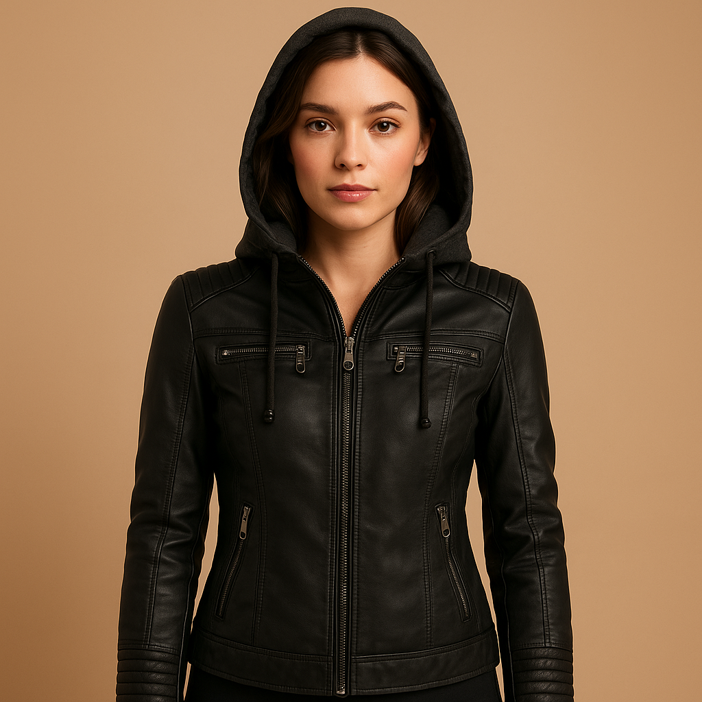 Kort jack met afneembare capuchon voor dames | Nadine