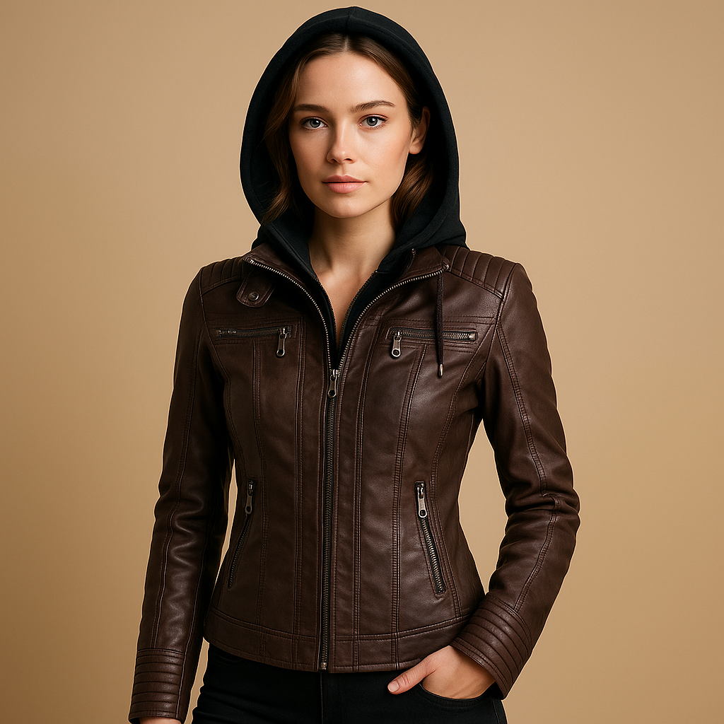 Kort jack met afneembare capuchon voor dames | Nadine