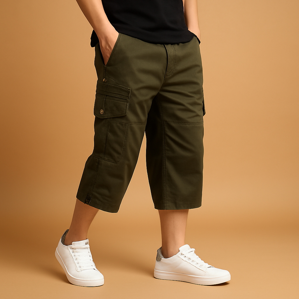 Lange cargo short voor heren | Rens