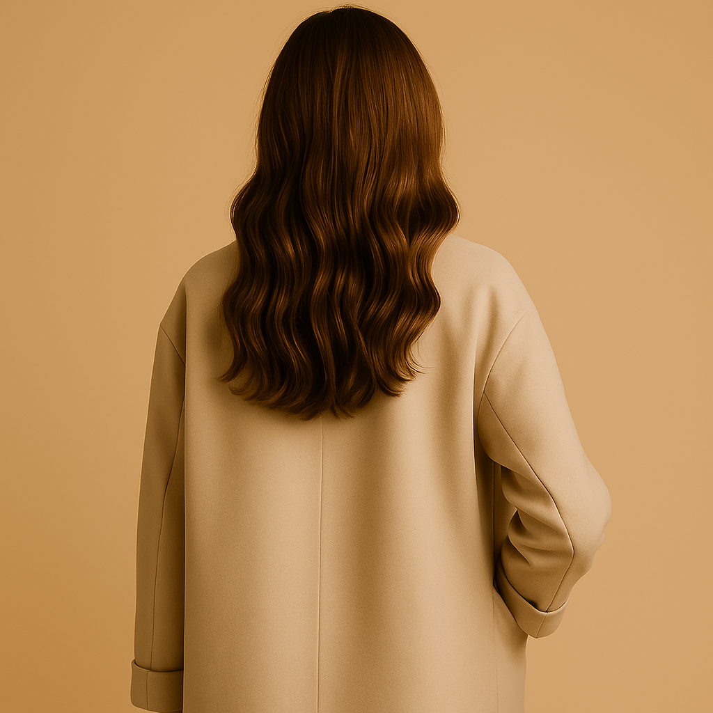 Lange elegante winterjas voor dames | Marjolein