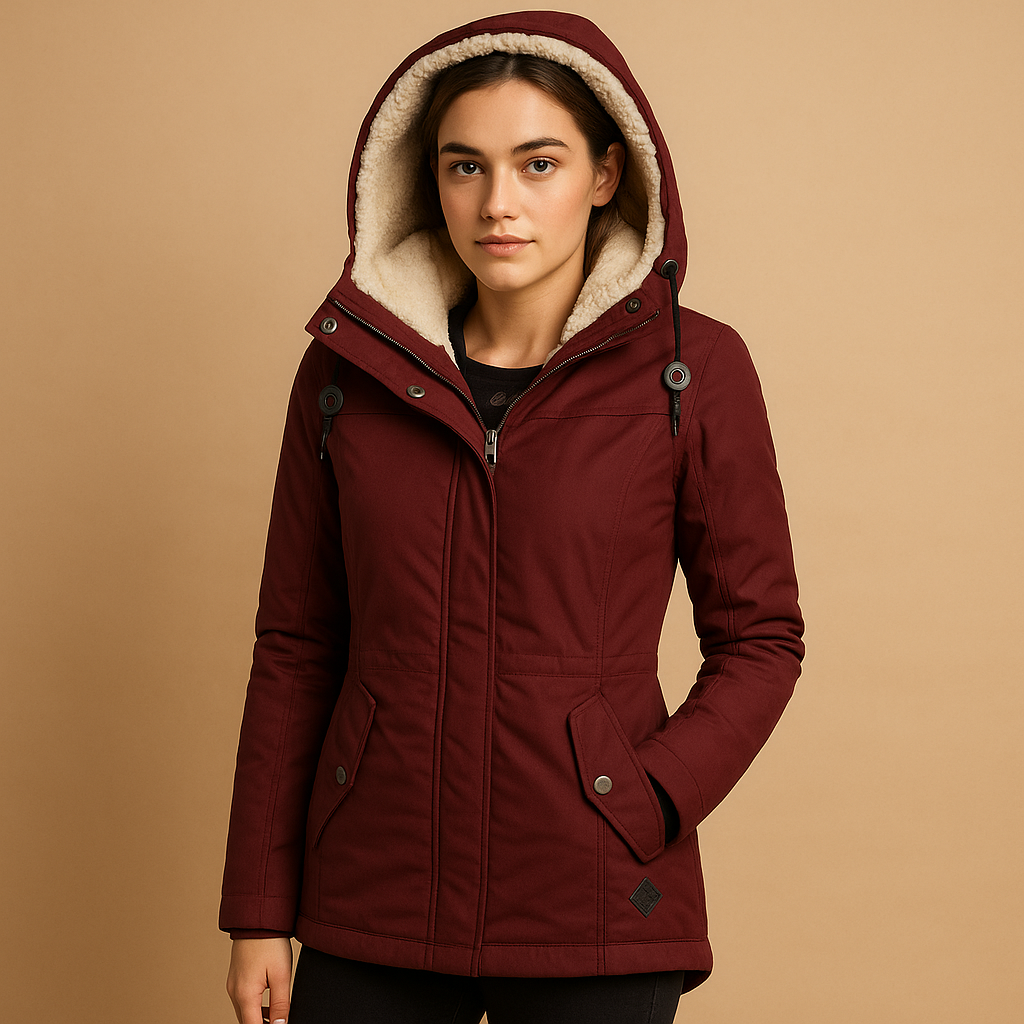 Lange elegante winterjas voor dames | Marise