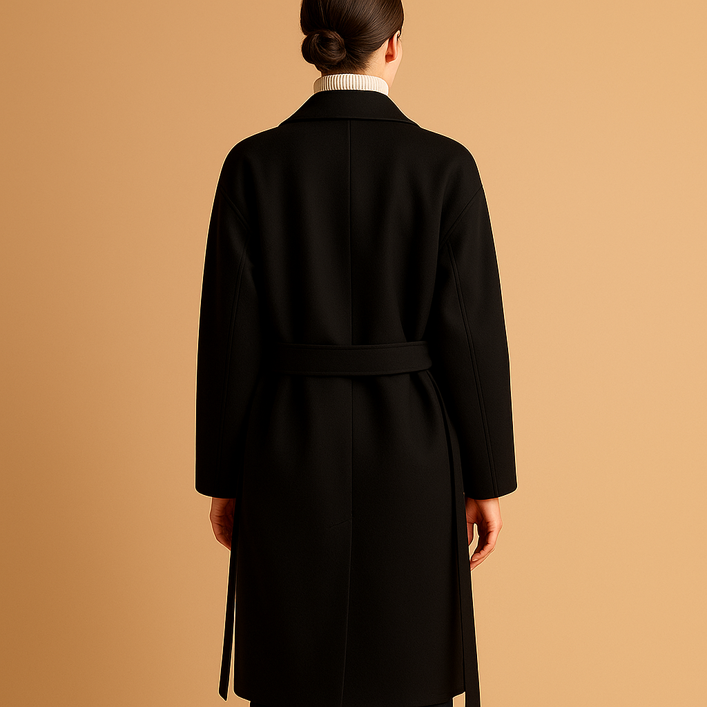 Lange elegante winterjas voor dames | Veerle