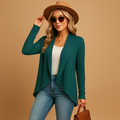 Lange gebreide cardigan voor dames | Fenna