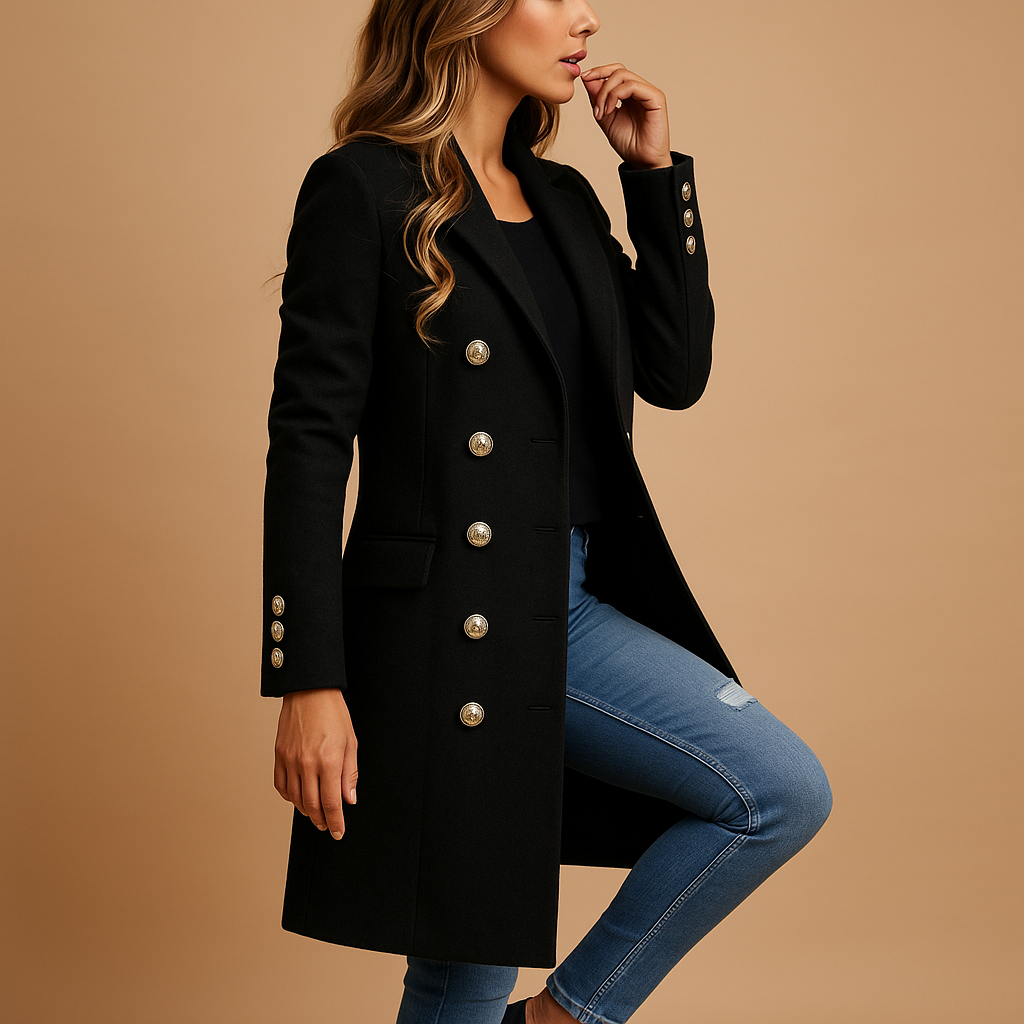 Lange trenchcoat met ceintuur voor dames | Yara