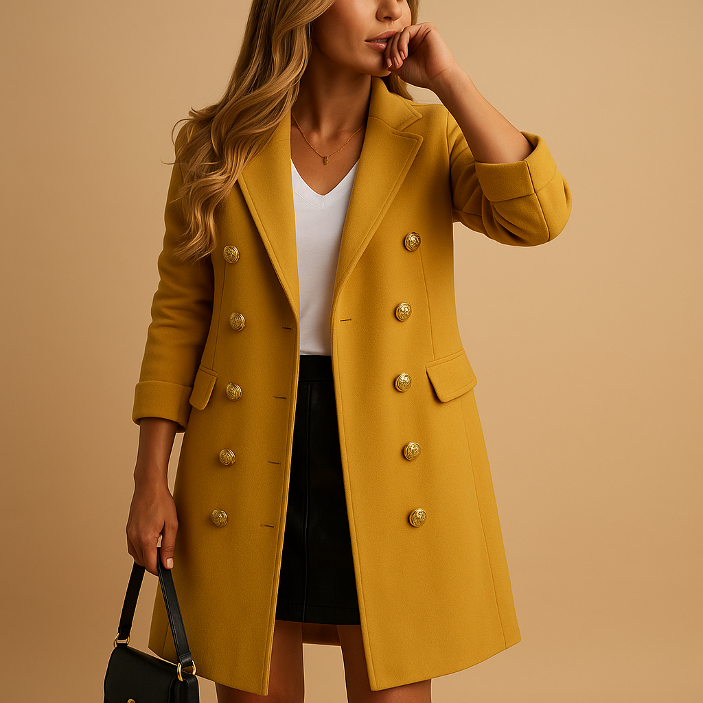 Lange trenchcoat met ceintuur voor dames | Yara