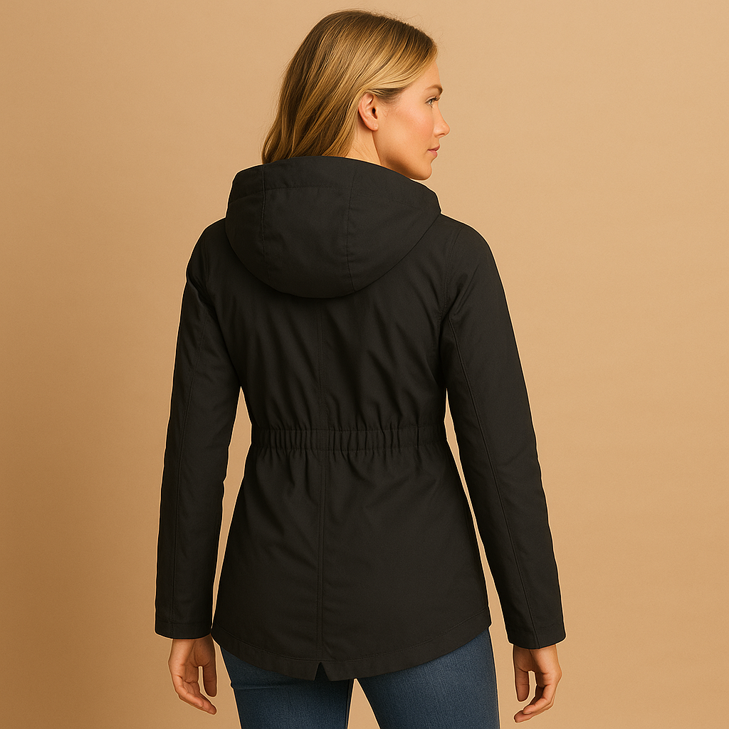 Lange winterjas met elegante snit voor dames | Manon