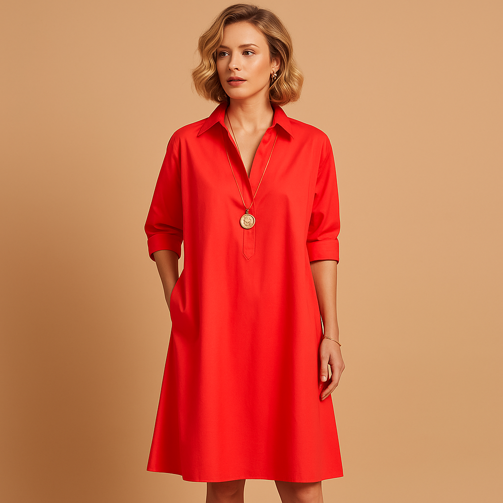 Lentejurk met elegante pasvorm en lichtgewicht stof voor dames | Mirella