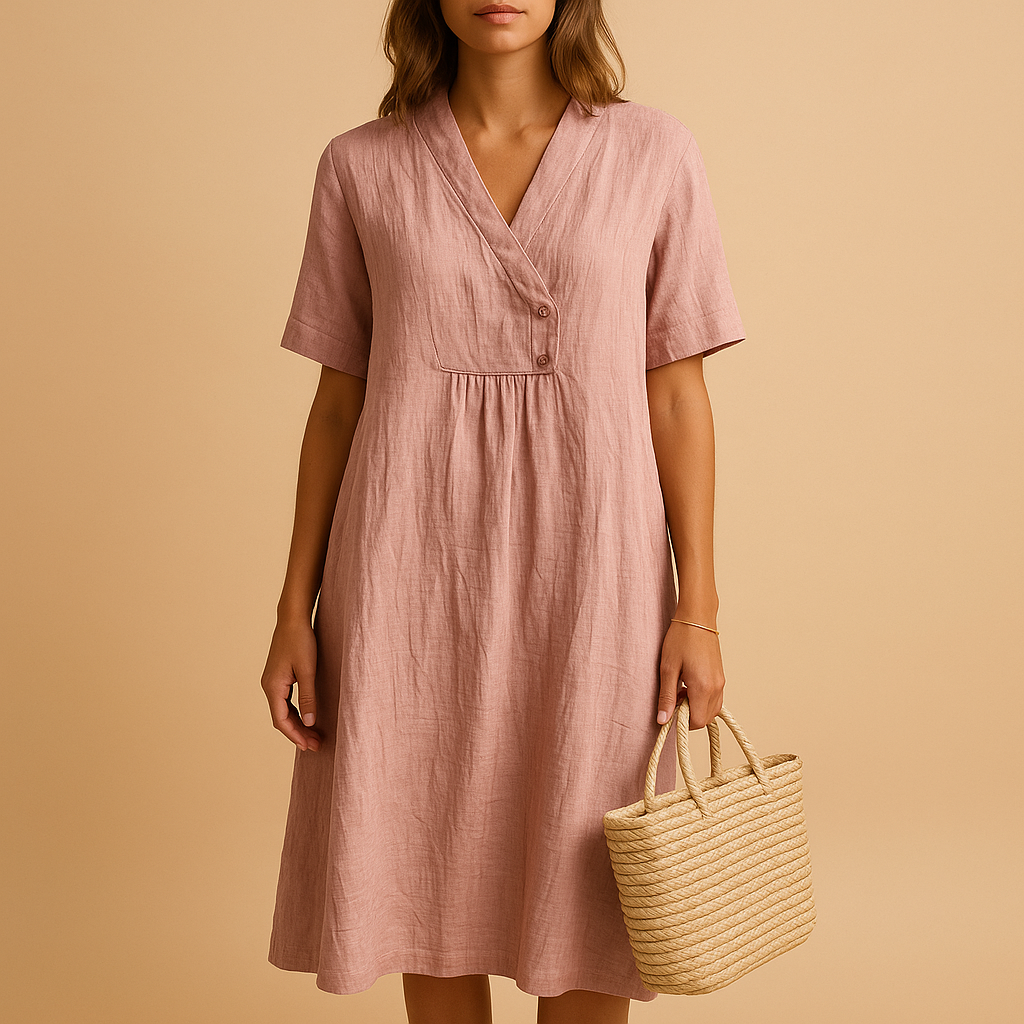 Lichte ademende zomerjurk voor dames | Lieke
