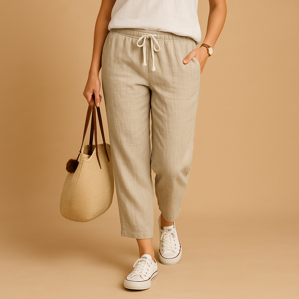 Lichtgewicht ademende broek voor dames met flexibele pasvorm | Jill