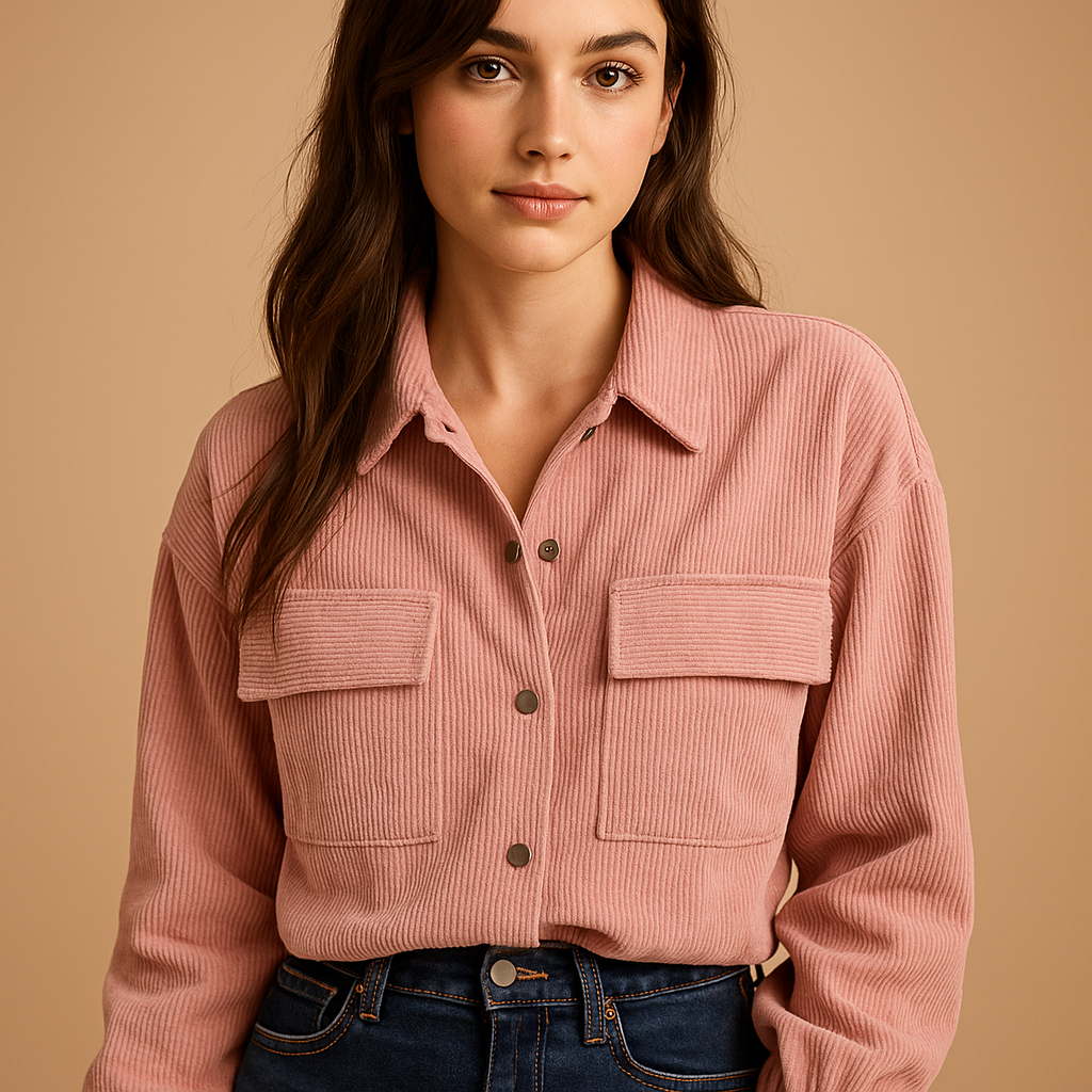Lichtgewicht corduroy zomerjas voor dames | Jinte