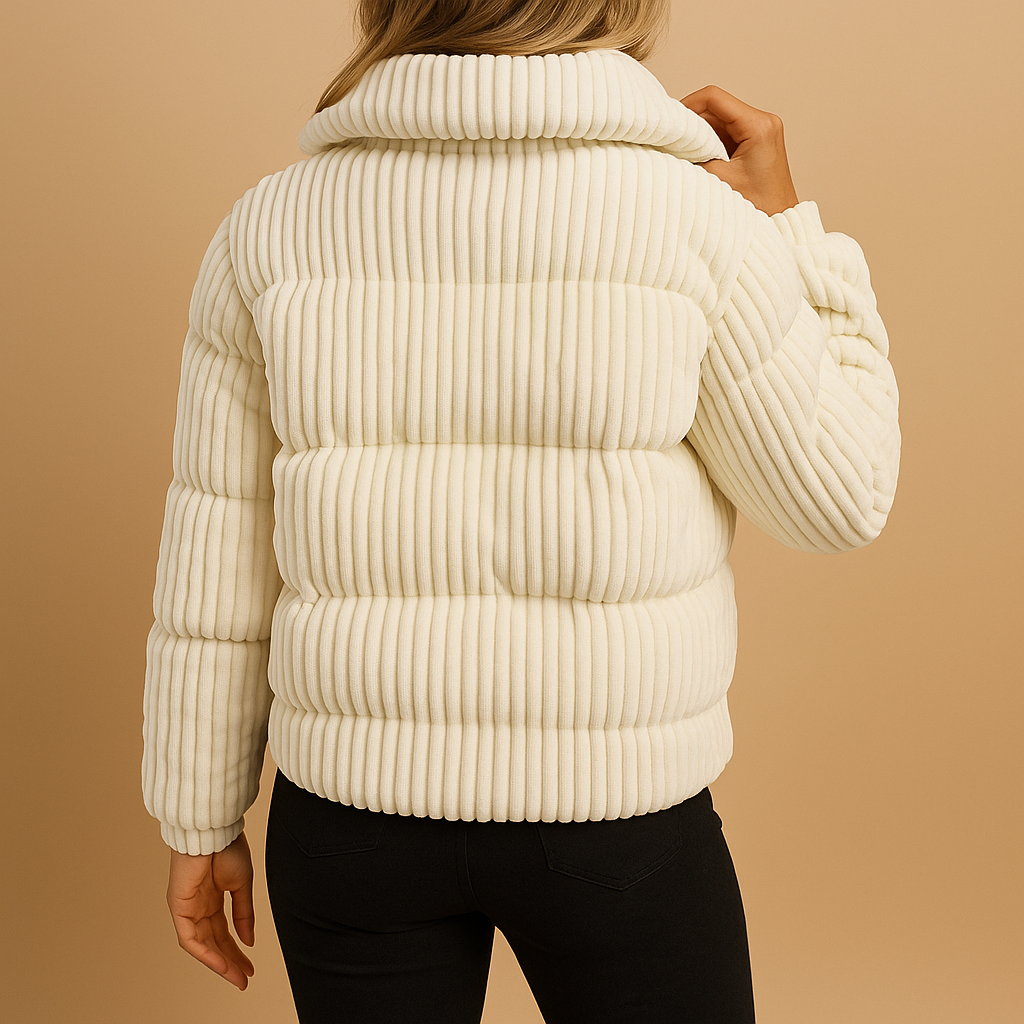 Lichtgewicht pufferjas met getailleerde pasvorm voor dames | Annelies