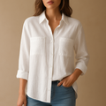 Blouse met lange mouwen voor dames | Jasmijn