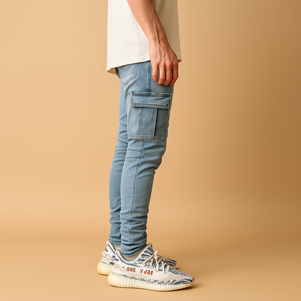 Katoenen herenbroek met losse pasvorm voor dagelijks gebruik | Ruben