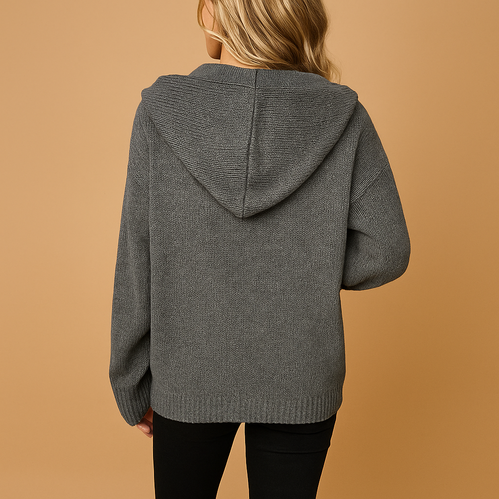 Losvallend damesvest met open voorkant | Milou