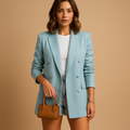 Losvallende blazer voor dames in zakelijke stijl | Veerle