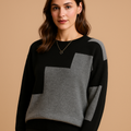 Losvallende damestrui met elegante pasvorm en minimalistisch design | Ylva