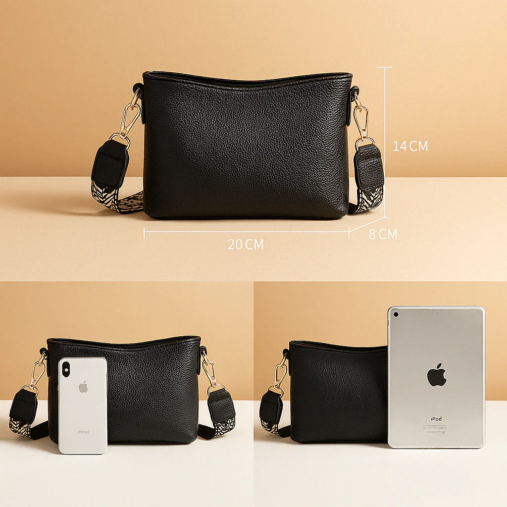 Moderne sling bag met verstelbare riem voor dames | Tessa