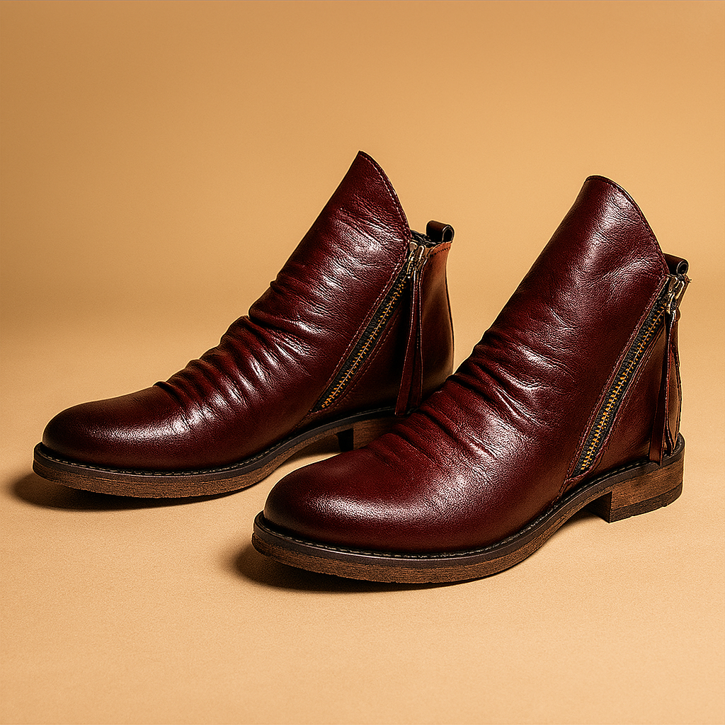 Modieuze enkellaarsjes met antislipzool voor heren | Thijs