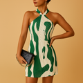 Lieke | Mouwloze zomerjurk met opvallende print voor dames
