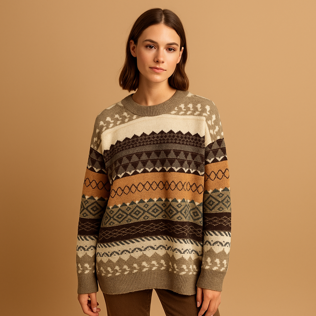 Oversized gebreide trui voor dames | Veerle