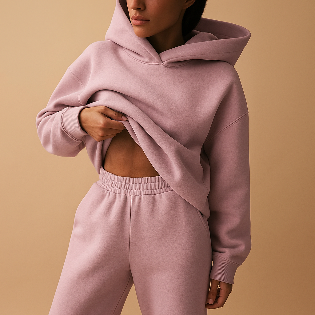 Oversized loungewear set met hoodie en broek voor dames | Mila