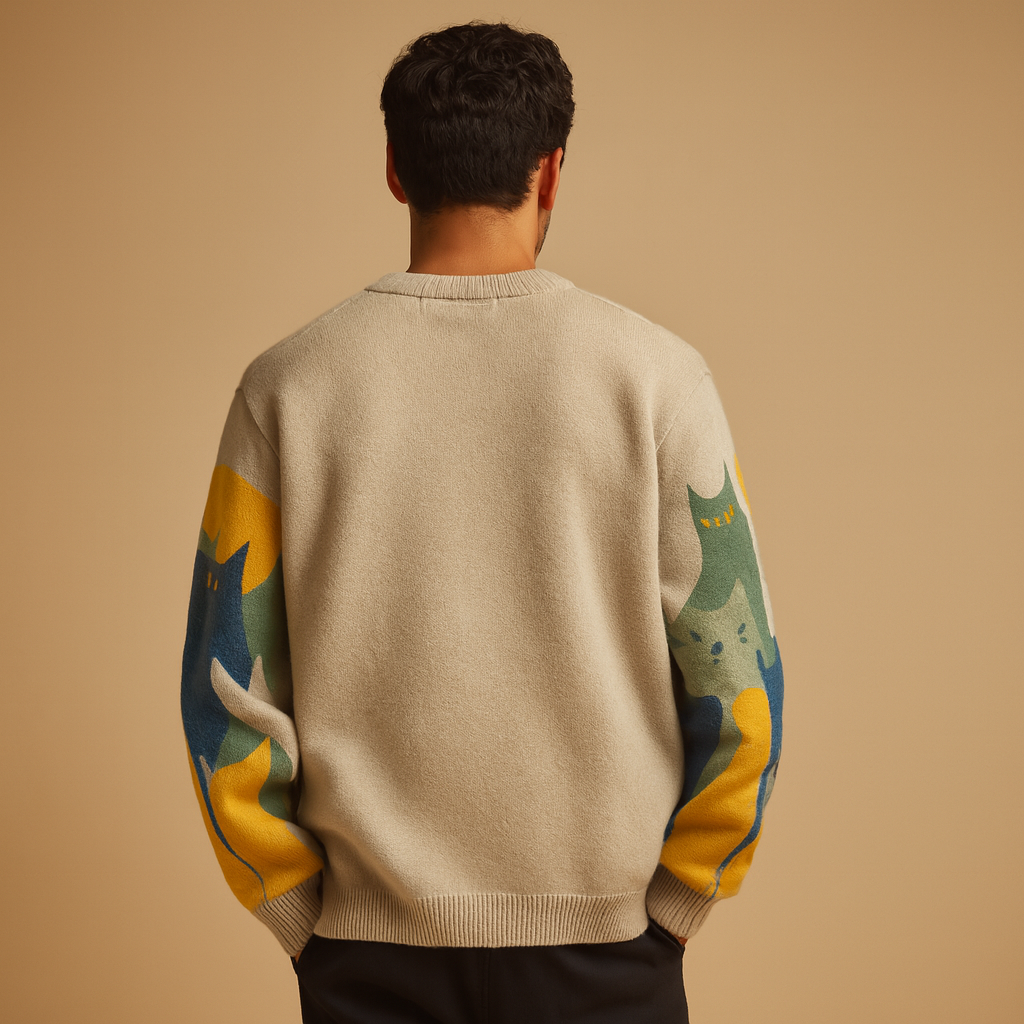 Oversized trui voor heren | Daan