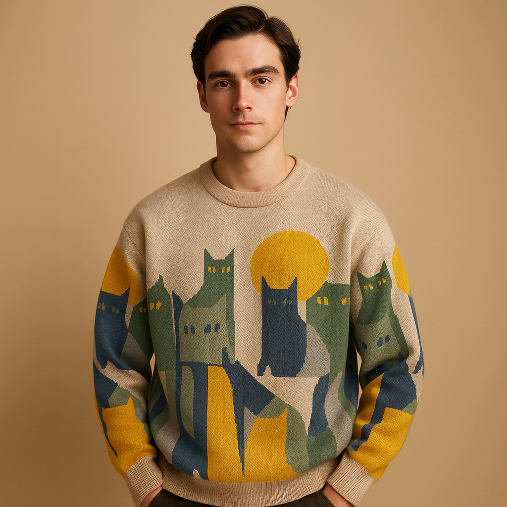 Oversized trui voor heren | Daan