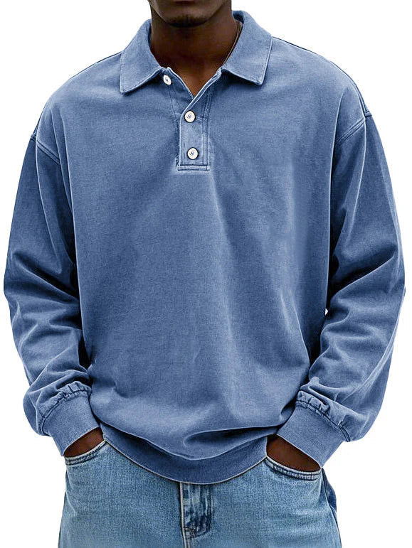 Laluna® | Vintage shirt met lange mouwen