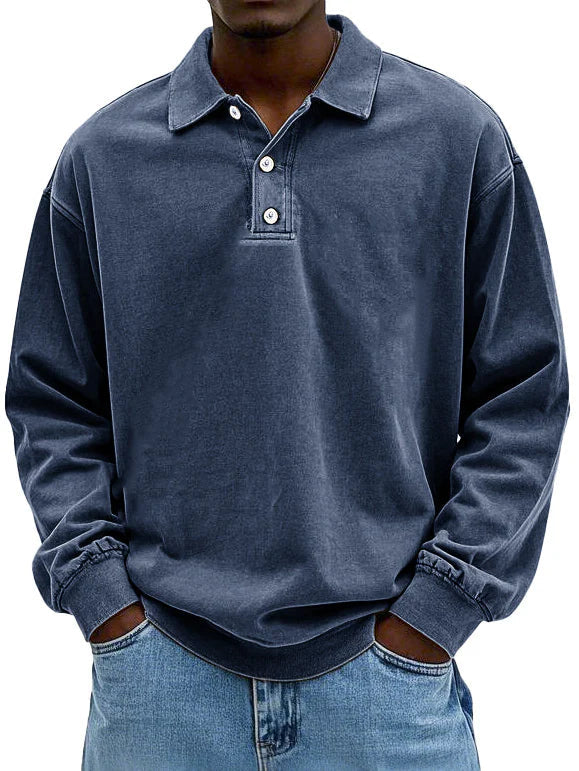 Laluna® | Vintage shirt met lange mouwen