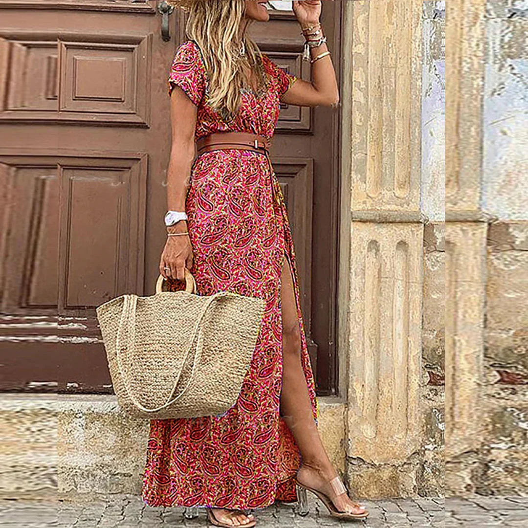 Zenviro – Luchtige en stijlvolle boho-maxi-jurk