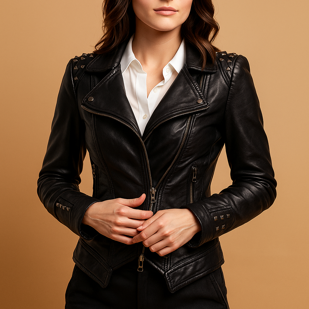 Slim-fit jas met gotische details voor dames | Nadine