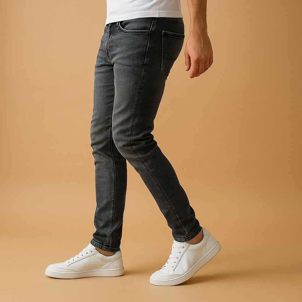 Gescheurde slim fit herenjeans voor een urban look | Milan
