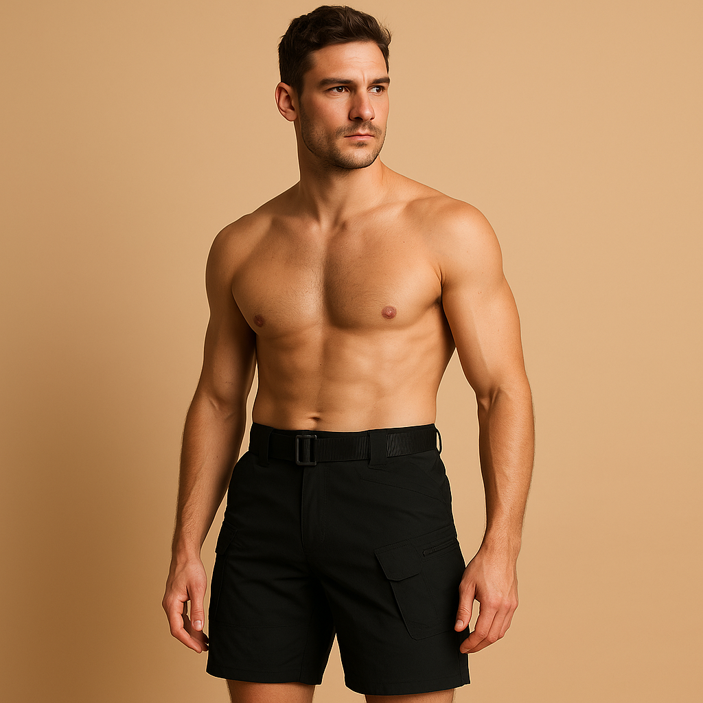 Sneldrogende cargo broek voor heren met ruime zakken | Timo