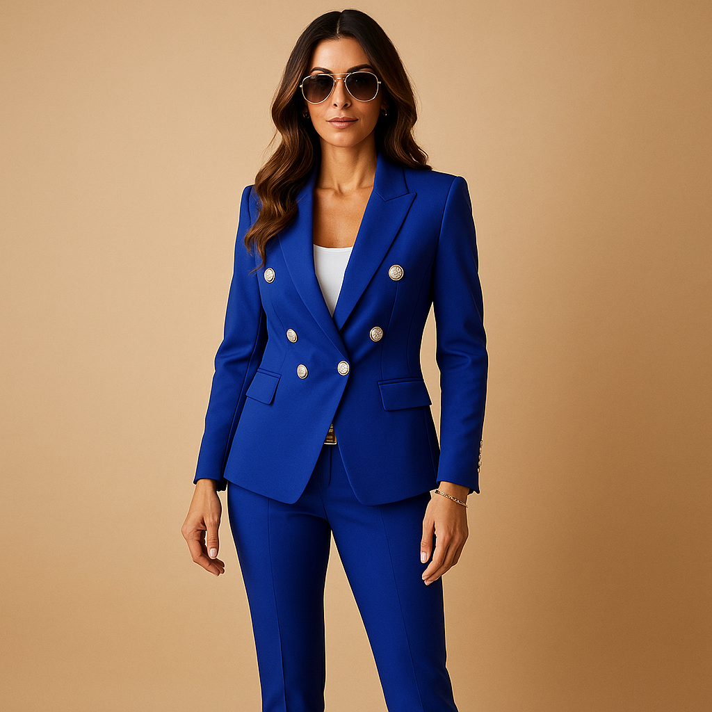 Stijlvol damespak met blazer en pantalon | Milou