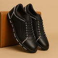 Stijlvolle veterschoenen met comfortabele zool voor heren | Sanjin