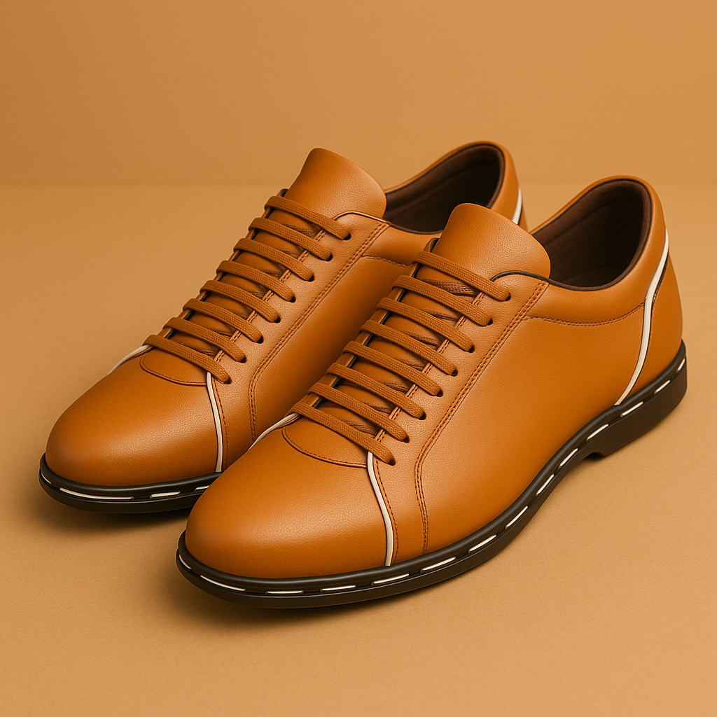 Stijlvolle veterschoenen met comfortabele zool voor heren | Sanjin