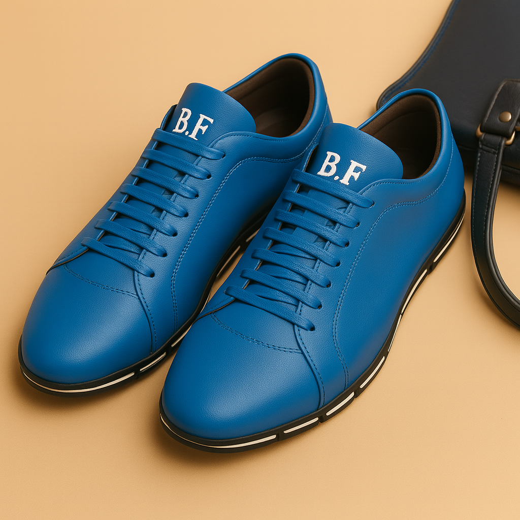 Stijlvolle veterschoenen met comfortabele zool voor heren | Sanjin