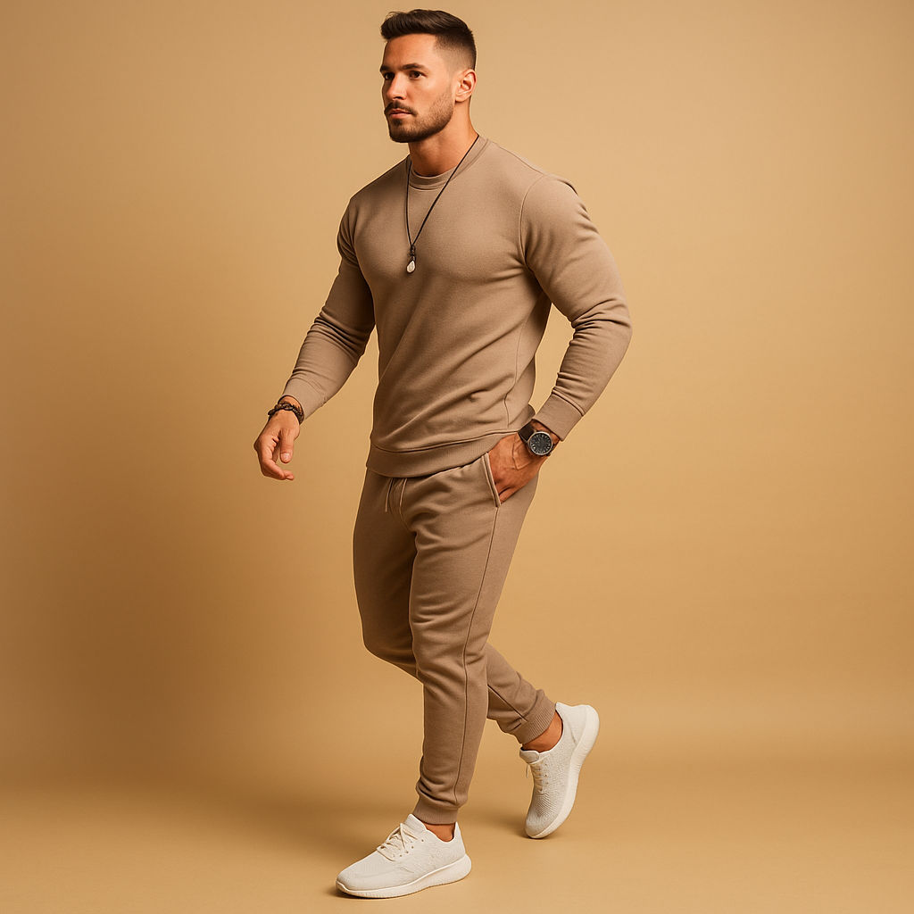 Trainingspak met sweater en joggingbroek voor heren | Luka