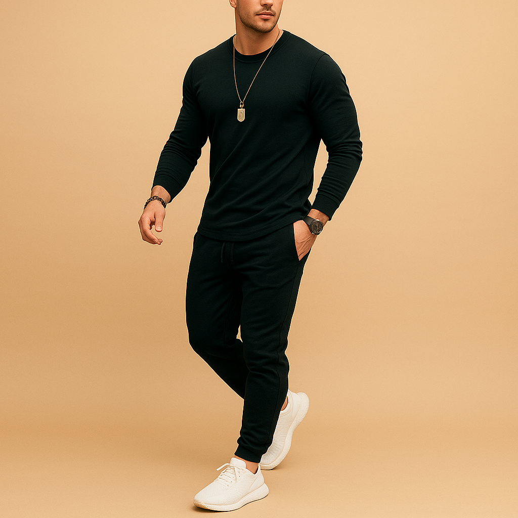 Trainingspak met sweater en joggingbroek voor heren | Luka
