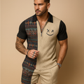 Tweedelige zomerset met polo en korte broek voor heren | Mason