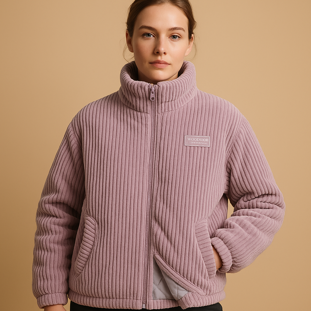 Warm corduroy jack met katoenen voering voor heren | Mees