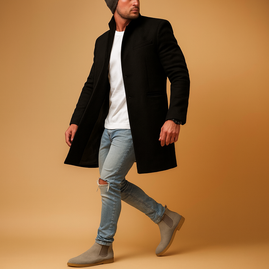 Warme wintermantel voor heren | Thijs