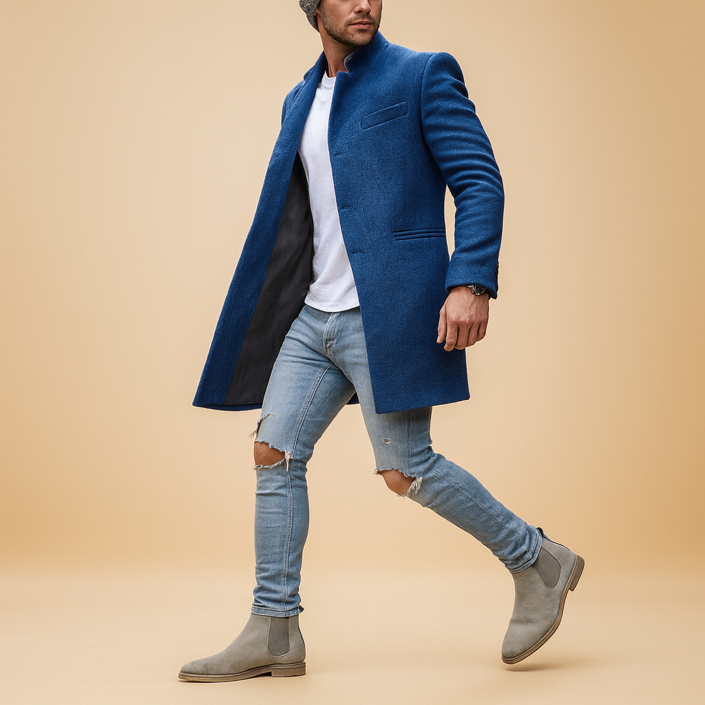 Warme wintermantel voor heren | Thijs
