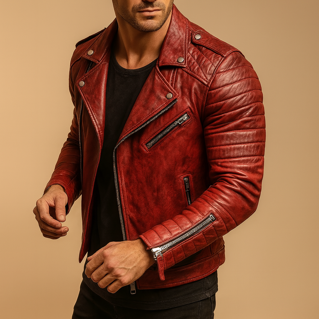 Waterdichte bikerjack voor heren | Milan