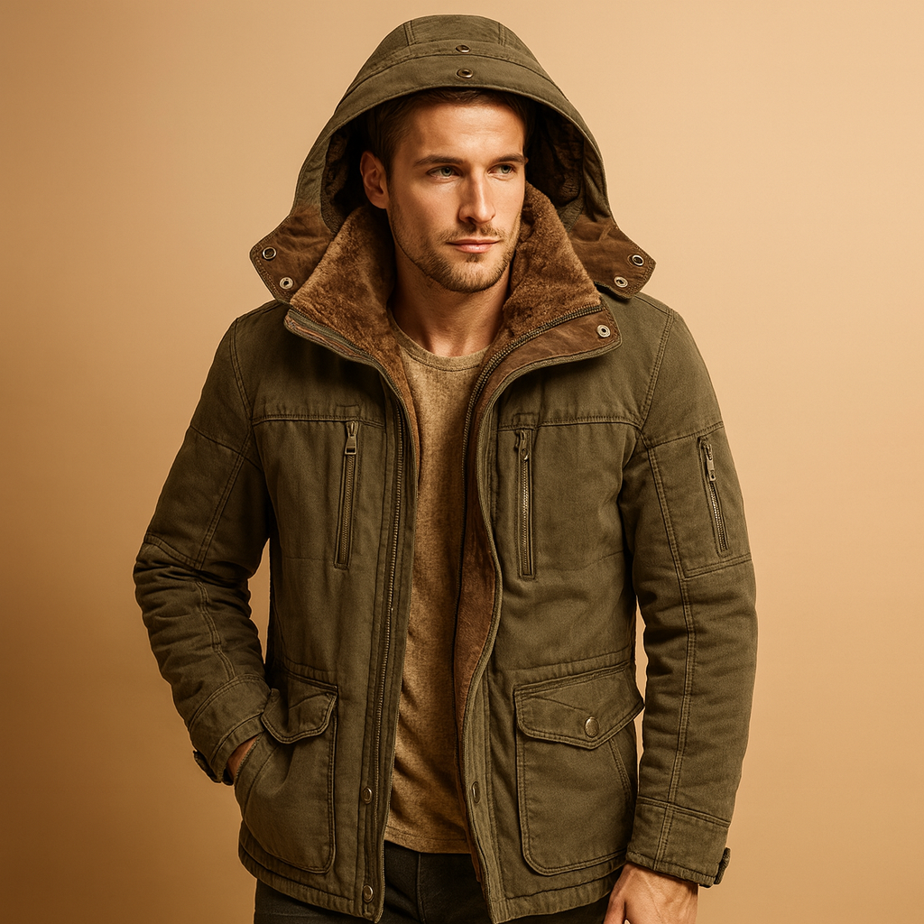 Winter jas met capuchon voor heren | Bram