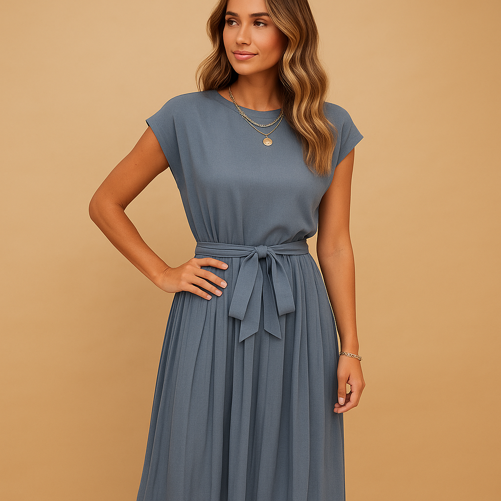 Zomerjurk met elegante snit en luchtige pasvorm voor dames | Elza