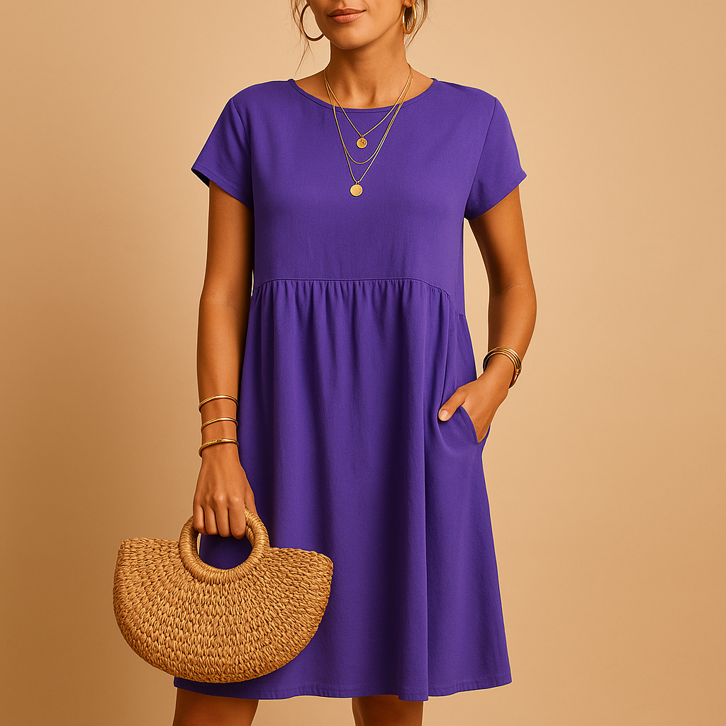Luchtige zomerjurk met elegante pasvorm voor dames | Yara