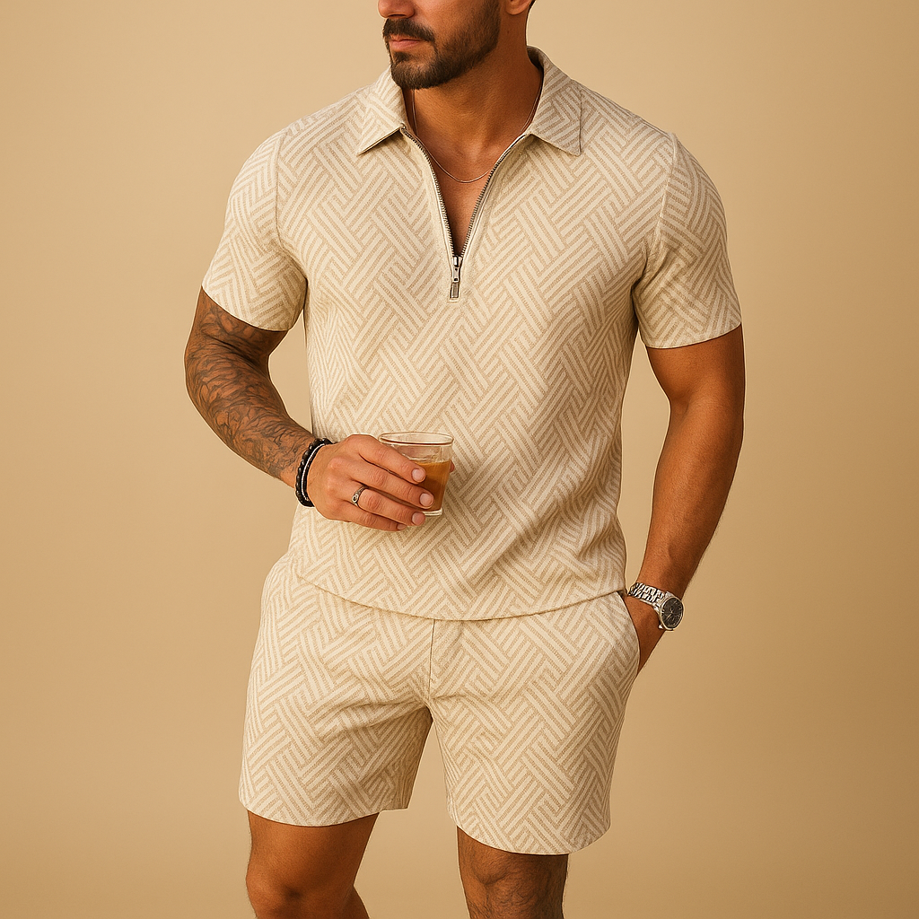 Zomerset met polo en korte broek voor heren | Hugo