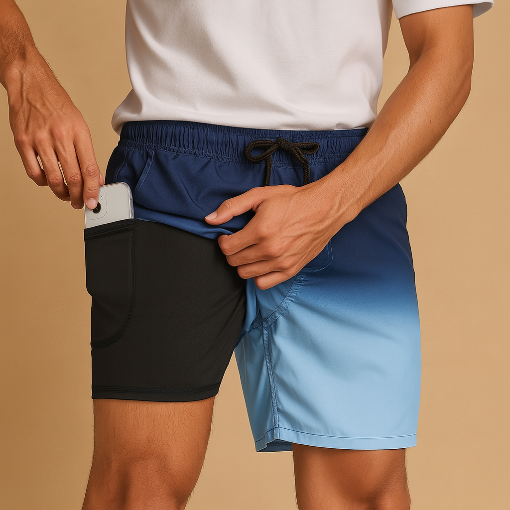 Zwemshort met sneldrogende stof voor heren | Timo